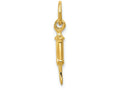 FJC Finejewelers 14k Yellow Gold Doctors Syringe Charm