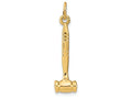 FJC Finejewelers 14k Yellow Gold 3d Gavel Charm