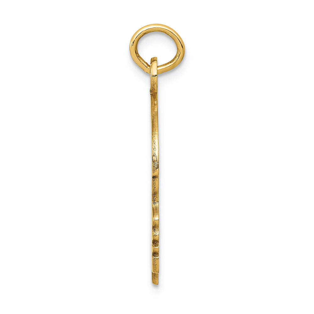 FJC Finejewelers 14k Yellow Gold Solid Polished Boys Head Charm