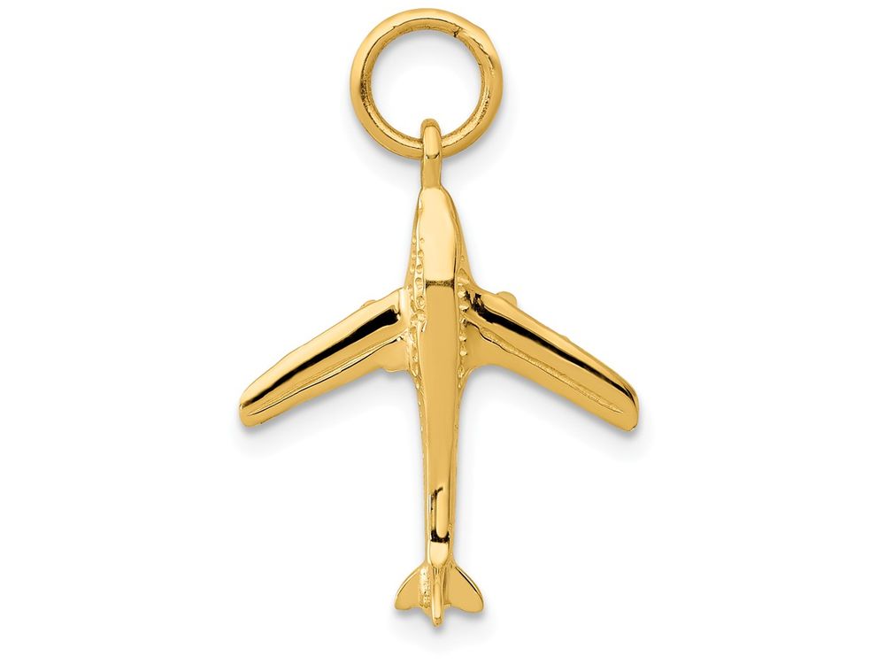 FJC Finejewelers 14k Yellow Gold Jet Charm