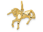 FJC Finejewelers 14k Yellow Gold Unicorn Charm