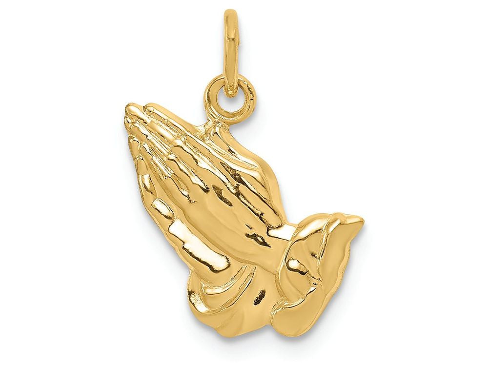 FJC Finejewelers 14k Yellow Gold Praying Hands Charm