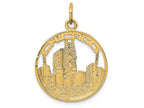 FJC Finejewelers 14k Yellow Gold Chicago Skyline Charm