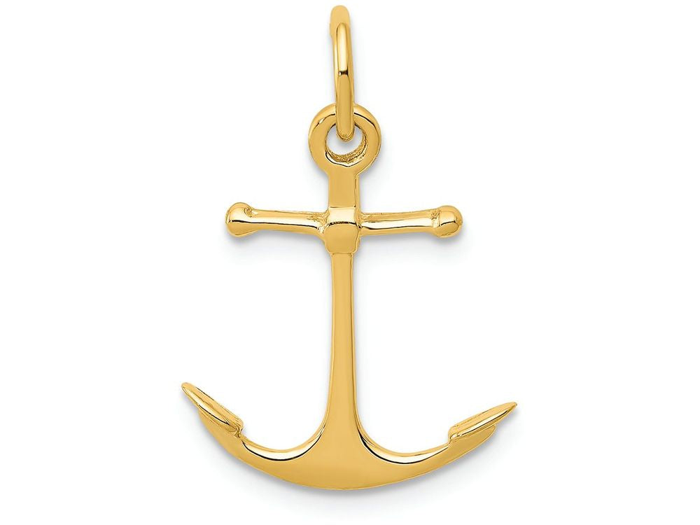 FJC Finejewelers 14k Yellow Gold Anchor Charm