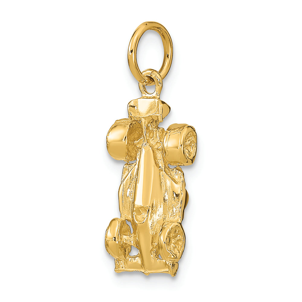 FJC Finejewelers 14k Yellow Gold 3d Race Car Charm