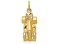 FJC Finejewelers 14k Yellow Gold 3d Race Car Charm