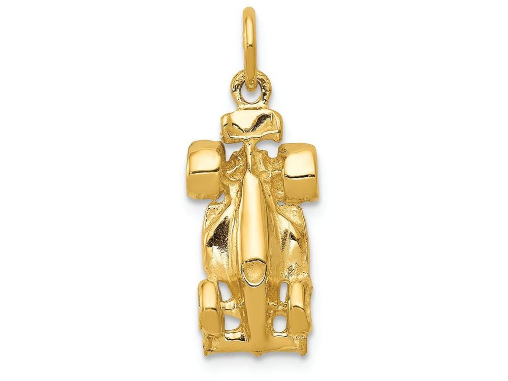 FJC Finejewelers 14k Yellow Gold 3d Race Car Charm