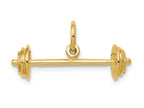 FJC Finejewelers 14k Yellow Gold Barbell Charm
