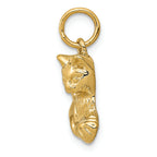 FJC Finejewelers 14k Yellow Gold Cat Charm