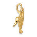 FJC Finejewelers 14k Yellow Gold Hummingbird Chain Slide Charm