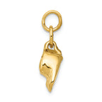 FJC Finejewelers 14k Yellow Gold Polished Baby Shoes Charm