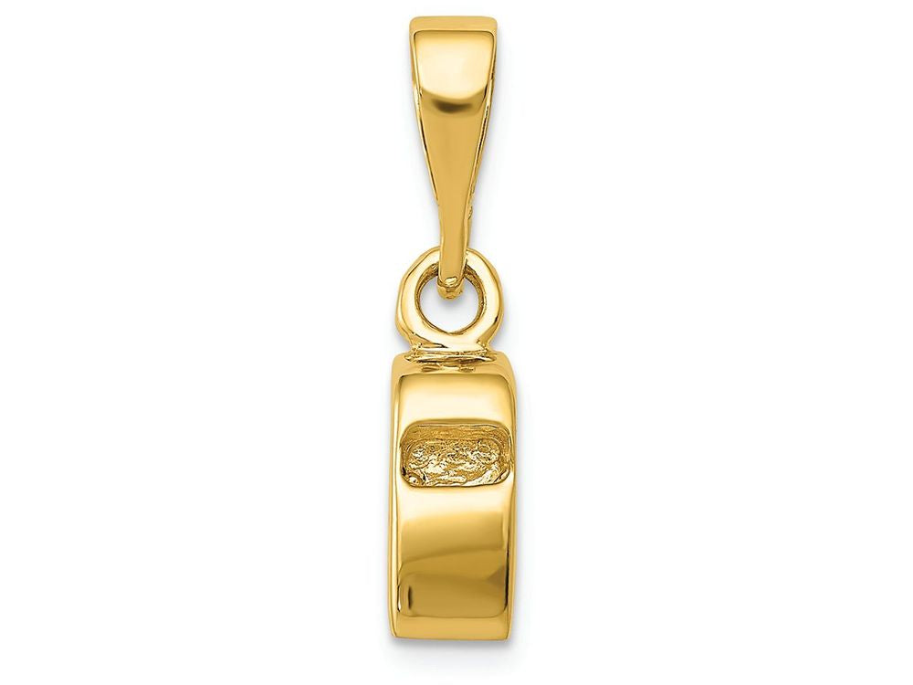FJC Finejewelers 14k Yellow Gold Sports Whistle Charm