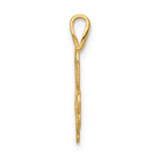 FJC Finejewelers 14k Yellow Gold Heart Clover Charm