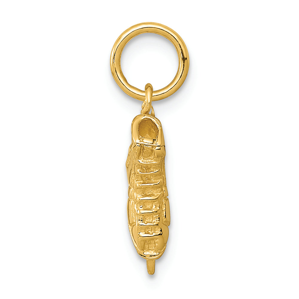 FJC Finejewelers 14k Yellow Gold Ice Skate Charm