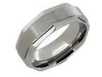 Lancello Tungsten 8mm Wedding Band