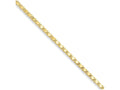FJC Finejewelers 10 Inch 14k Yellow Gold Polished Double-sided Heart Anklet with Lobster clasp
