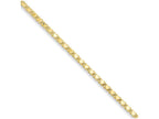 FJC Finejewelers 10 Inch 14k Yellow Gold Polished Double-sided Heart Anklet with Lobster clasp