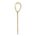 FJC Finejewelers 14k Yellow Gold Polished Number 1 Charm