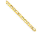 FJC Finejewelers 20 Inch 14k Yellow Gold 4.1mm Semi-solid Anchor Chain Necklace