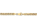 FJC Finejewelers 24 Inch 14k Yellow Gold 4.1mm Semi-solid Anchor Chain Necklace