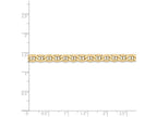 FJC Finejewelers 7 Inch 14k Yellow Gold 5.1mm Semi-solid Anchor Chain Bracelet