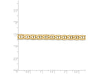 FJC Finejewelers 7 Inch 14k Yellow Gold 5.85mm Semi-solid Anchor Chain Bracelet