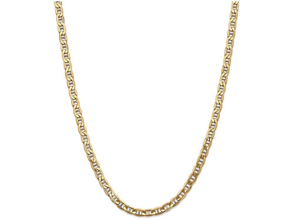 FJC Finejewelers 7 Inch 14k Yellow Gold 5.85mm Semi-solid Anchor Chain Bracelet
