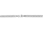 FJC Finejewelers 8 Inch 14k White Gold 3.35mm Semi-solid Curb Link Chain Bracelet