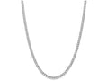 FJC Finejewelers 20 Inch 14k White Gold 4.3mm Semi-solid Curb Link Chain Necklace