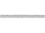 FJC Finejewelers 8 Inch 14k White Gold 4.3mm Semi-solid Curb Link Chain Bracelet