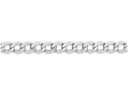 FJC Finejewelers 18 Inch 14k White Gold 5.25mm Semi-solid Curb Link Chain Necklace