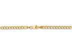 FJC Finejewelers 18 Inch 14k Yellow Gold 3.35mm Semi-solid Curb Link Chain Necklace