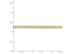 FJC Finejewelers 7 Inch 14k Yellow Gold 3.35mm Semi-solid Curb Link Chain Bracelet