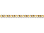 FJC Finejewelers 16 Inch 14k Yellow Gold 4.3mm Semi-solid Curb Link Chain Necklace