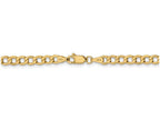 FJC Finejewelers 7 Inch 14k Yellow Gold 4.3mm Semi-solid Curb Link Chain Bracelet