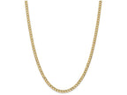 FJC Finejewelers 7 Inch 14k Yellow Gold 4.3mm Semi-solid Curb Link Chain Bracelet