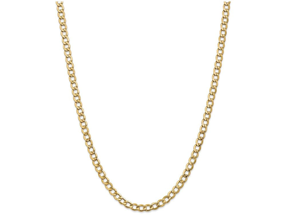 FJC Finejewelers 8 Inch 14k Yellow Gold 5.25mm Semi-solid Curb Link Chain Bracelet