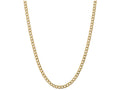 FJC Finejewelers 8 Inch 14k Yellow Gold 5.25mm Semi-solid Curb Link Chain Bracelet