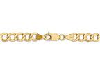 FJC Finejewelers 7 Inch 14k Yellow Gold 6.0mm Semi-solid Curb Link Chain Bracelet