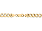 FJC Finejewelers 20 Inch 14k Yellow Gold 7.0mm Semi-solid Curb Link Chain Necklace