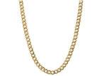 FJC Finejewelers 20 Inch 14k Yellow Gold 8.0mm Semi-solid Curb Link Chain Necklace