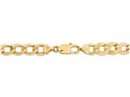 FJC Finejewelers 24 Inch 14k Yellow Gold 8.0mm Semi-solid Curb Link Chain Necklace