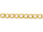 FJC Finejewelers 8 Inch 14k Yellow Gold 8.0mm Semi-solid Curb Link Chain Bracelet