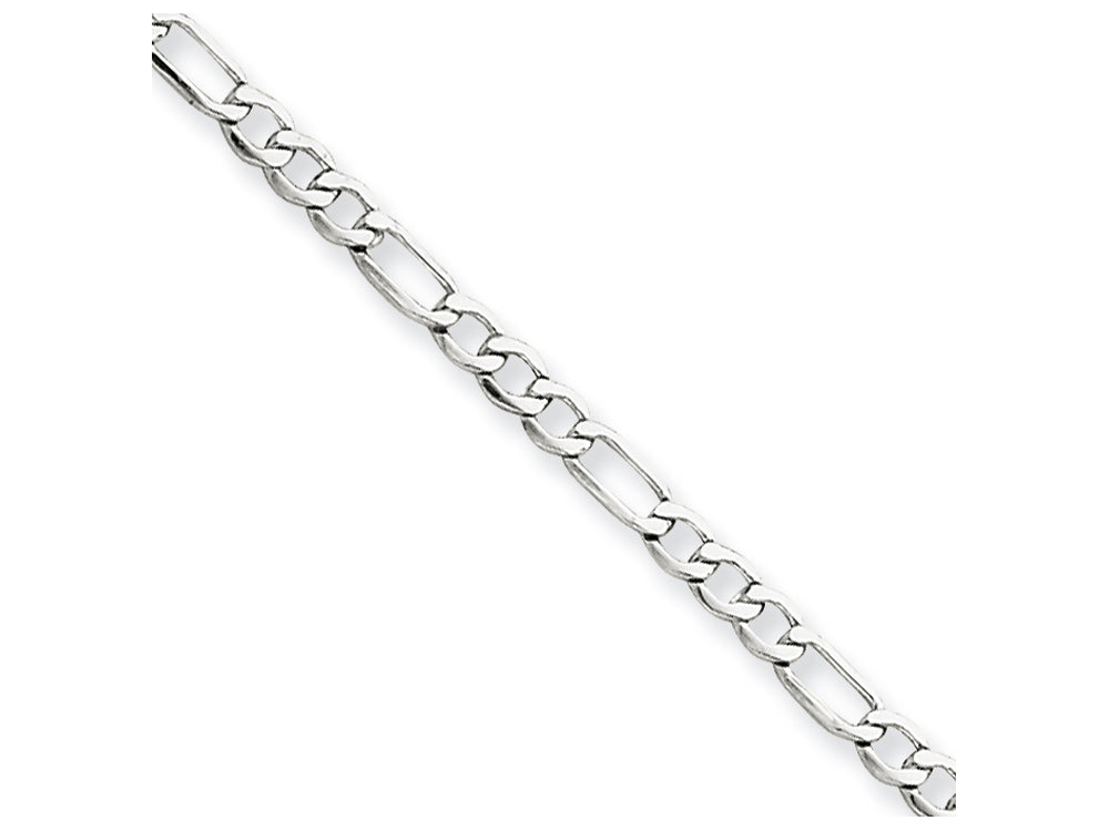 FJC Finejewelers 16 Inch 14k 2.5mm White Gold Figaro Hollow Chain Necklace