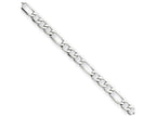 FJC Finejewelers 16 Inch 14k 2.5mm White Gold Figaro Hollow Chain Necklace