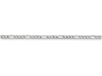 FJC Finejewelers 20 Inch 14k 2.5mm White Gold Figaro Hollow Chain Necklace