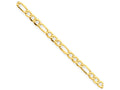 FJC Finejewelers 10 Inch 14k Yellow Gold 2.50mm Hollow Figaro Chain Ankle Bracelet