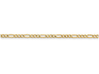 FJC Finejewelers 18 Inch 14k Yellow Gold 2.5mm Hollow Figaro Chain Necklace