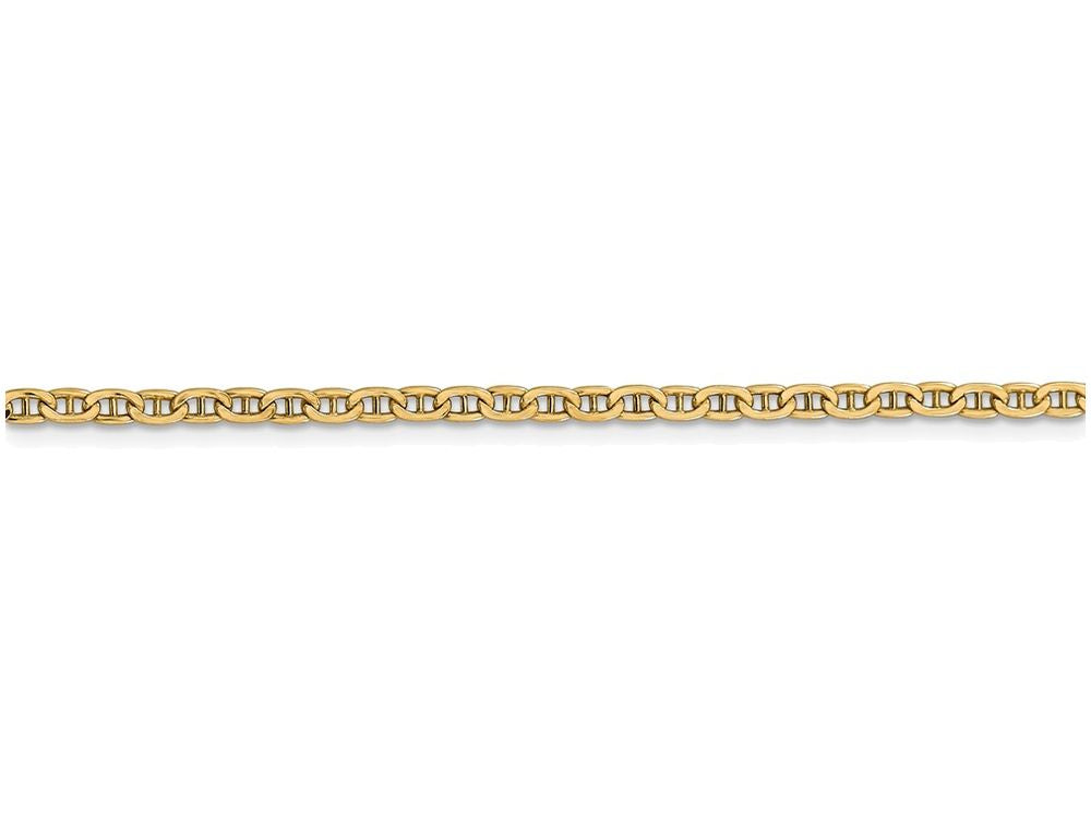 FJC Finejewelers 18 Inch 14k Yellow Gold 2.40mm Anchor Chain Necklace