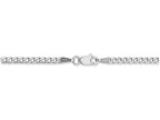 FJC Finejewelers 20 Inch 14k White Gold 2.5mm Semi-solid Curb Link Chain Necklace